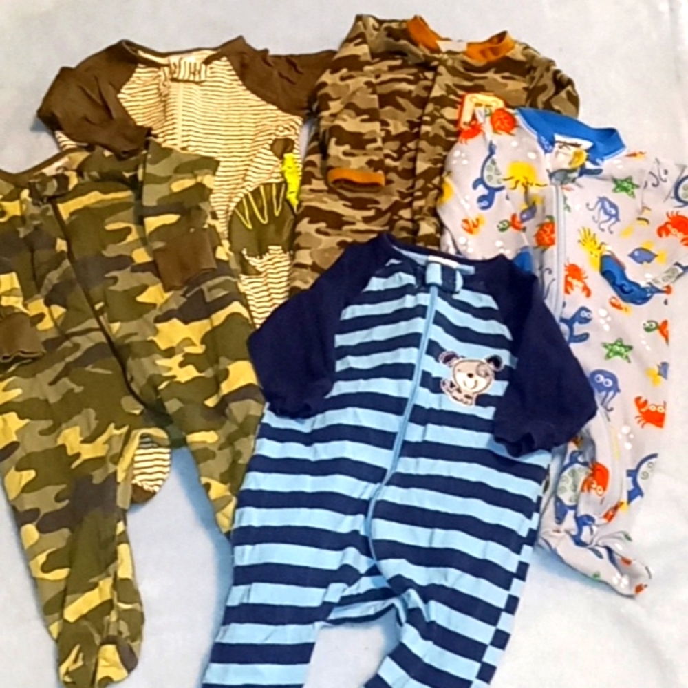 5 footie onsies